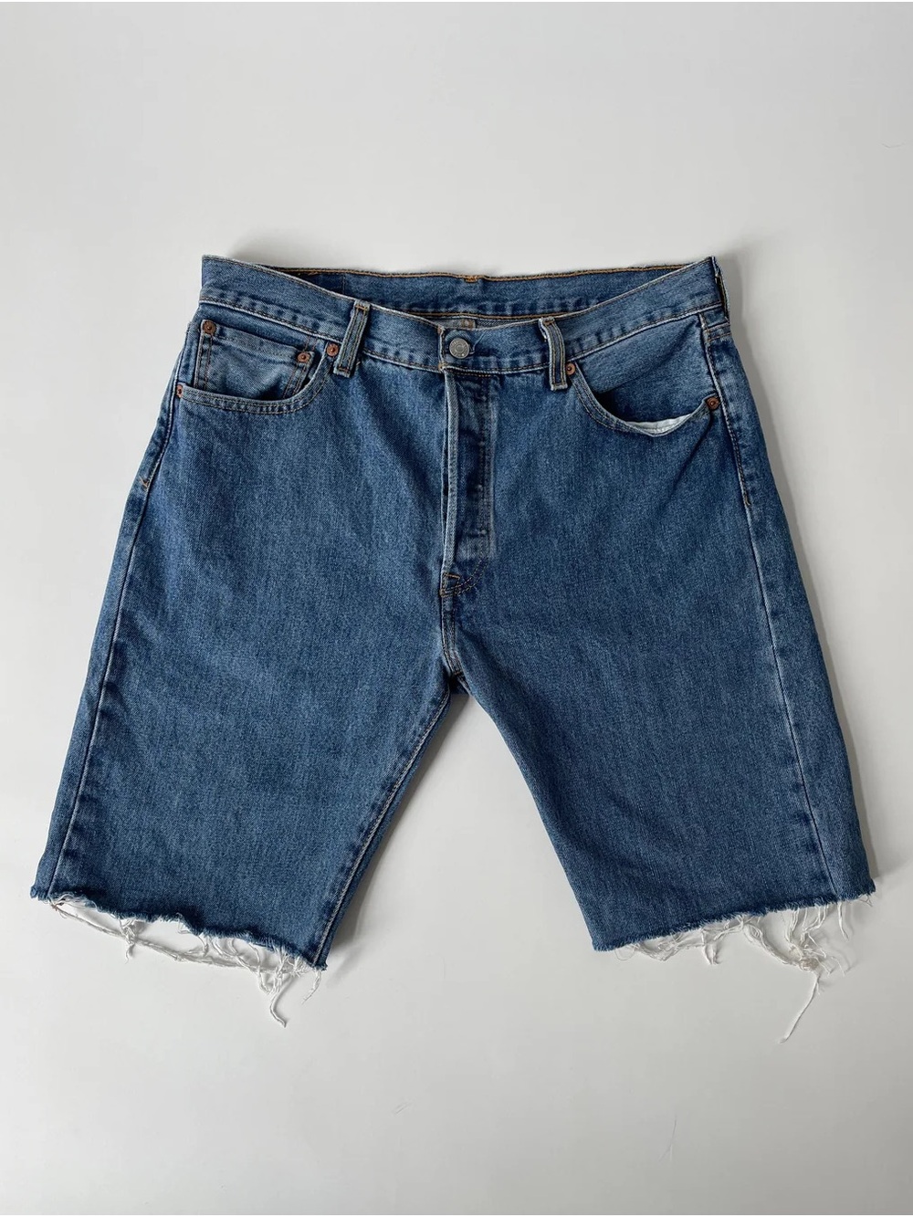 Levi's Women's Blue Denim Cutoff Shorts